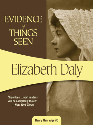 cover image of Evidence of Things Seen